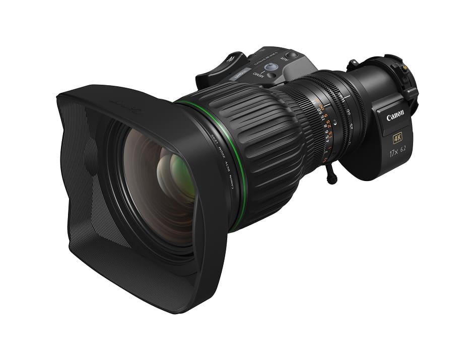Canon presenta el CJ17ex6.2B, un objetivo BCTV 4K con una amplia gama de longitudes focales