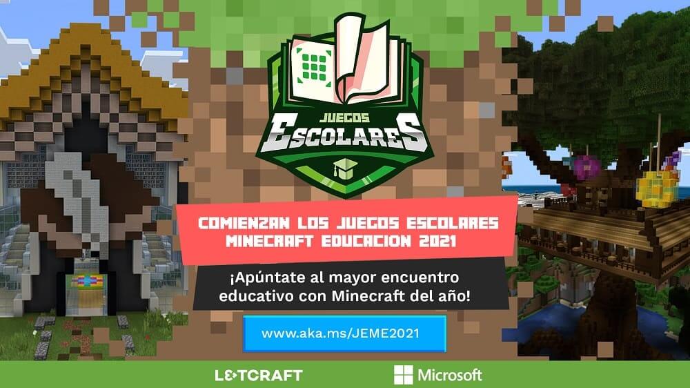 Llega la III edición nacional de los Juegos Escolares Minecraft Educación impulsados por Microsoft