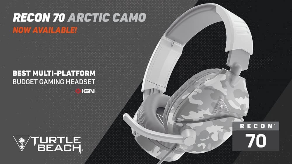 Ya están a la venta los auriculares Turtle Beach Recon 70 Artic Camo