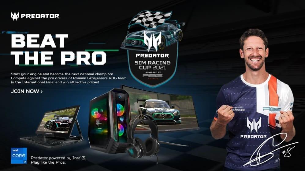 Acer presenta Predator Sim Racing Cup 2021 con la posibilidad de ganar una experiencia exclusiva que “el dinero no puede comprar”