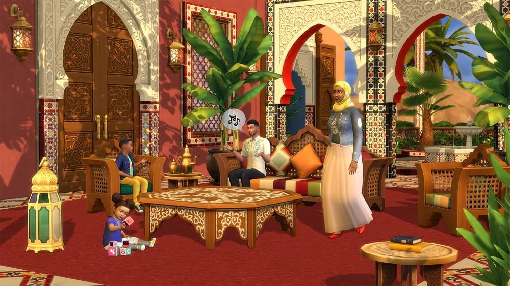 Los Sims 4 presentan 'Oasis en el Patio', el próximo Kit disponible a partir del 18 de mayo