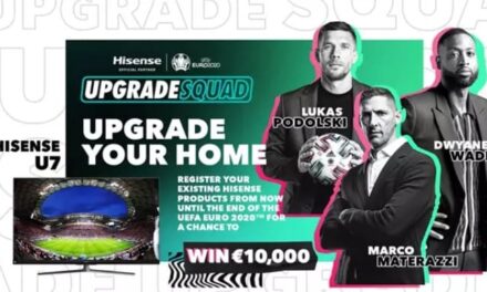 Hisense lanza la campaña #UpgradeYourHome para la UEFA EURO 2020 con Dwyane Wade y leyendas del fútbol