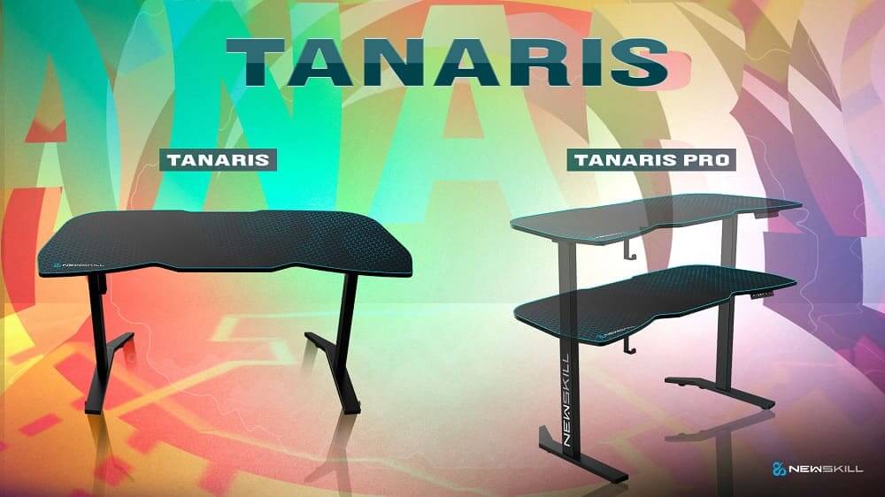 Newskill incorpora a su catálogo a Tanaris RGB y Tanaris RGB PRO, sus nuevas mesas gaming que revolucionarán tu setup