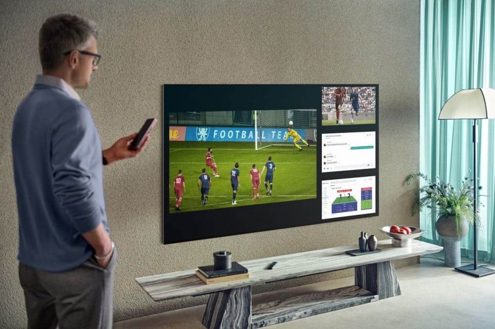 Disfruta de los grandes eventos deportivos en compañía con la gama de televisores Neo QLED de Samsung