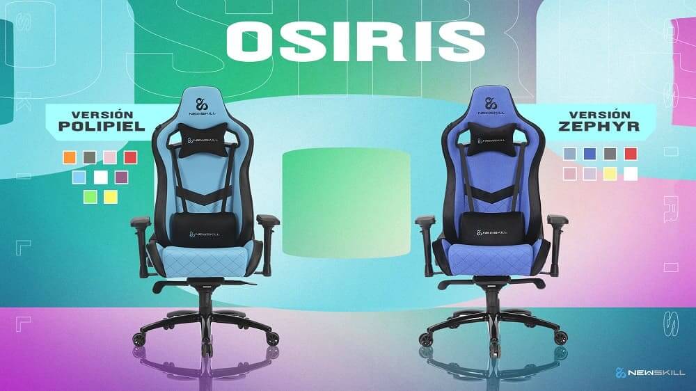 La compañía española Newskill sorprende presentando dos nuevos modelos de sillas Gaming: Osiris y Osiris Zephyr
