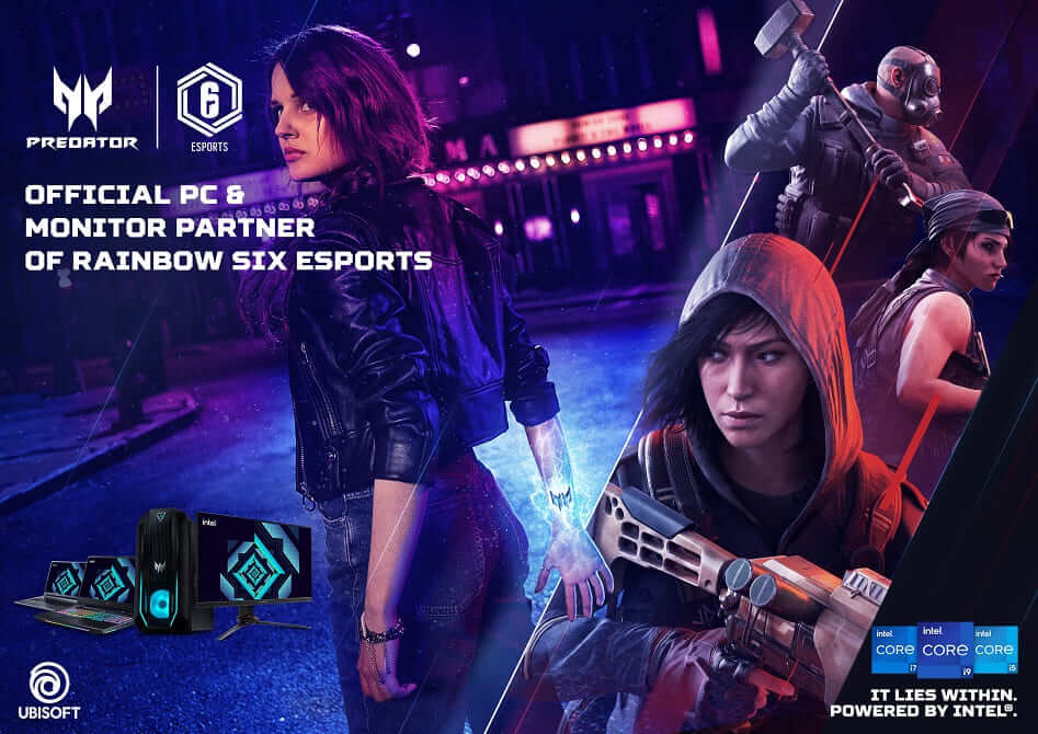 Ubisoft y Acer renuevan su colaboración para el circuito global de esports de Rainbow Six