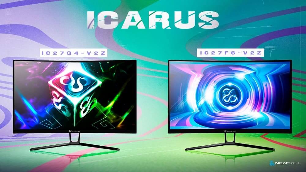 Newskill incorpora a su gama de monitores Icarus dos nuevos modelos de 27 pulgadas y pantalla curva