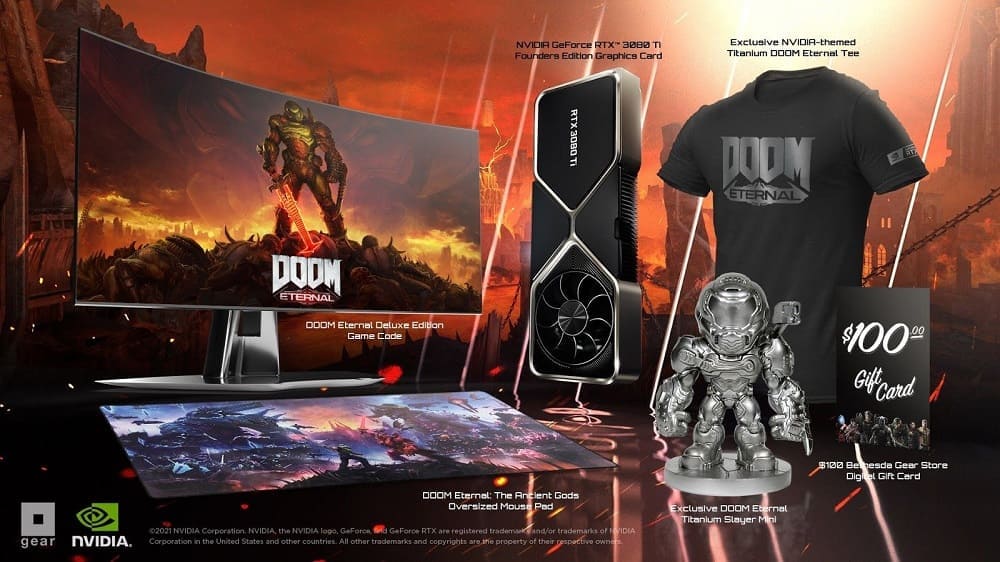 El pack Edición Limitada GeForce RTX 3080 Ti de ‘DOOM Eternal’ Demon Slayer ya está disponible