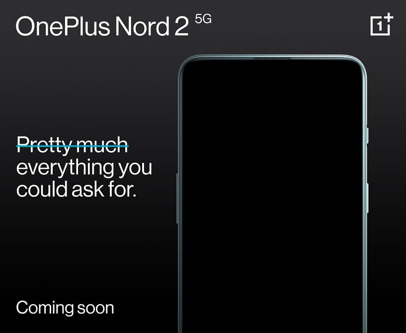OnePlus anuncia la fecha de lanzamiento del nuevo OnePlus Nord 2 5G