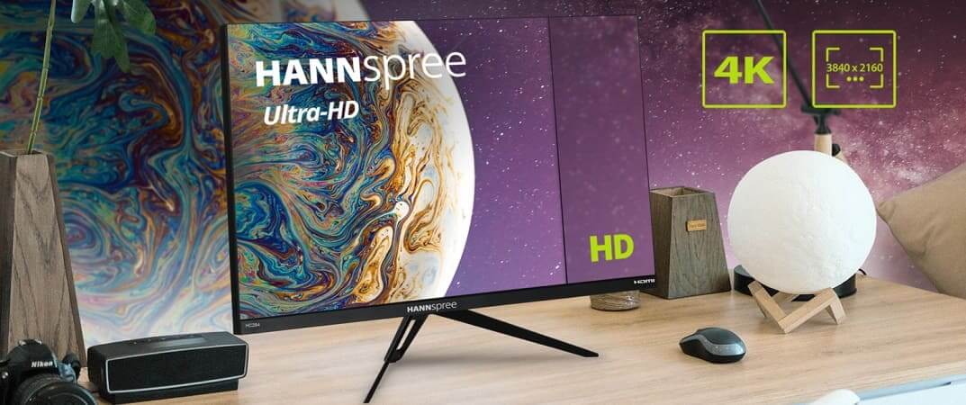 El 4K más asequible: nuevos monitores Ultra HD de Hannspree por menos de 260 euros