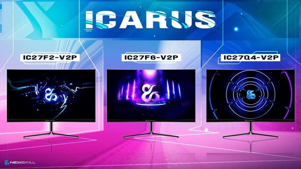 Newskill incorpora tres nuevos monitores gaming a su serie Icarus, de 27 pulgadas y pantalla curva