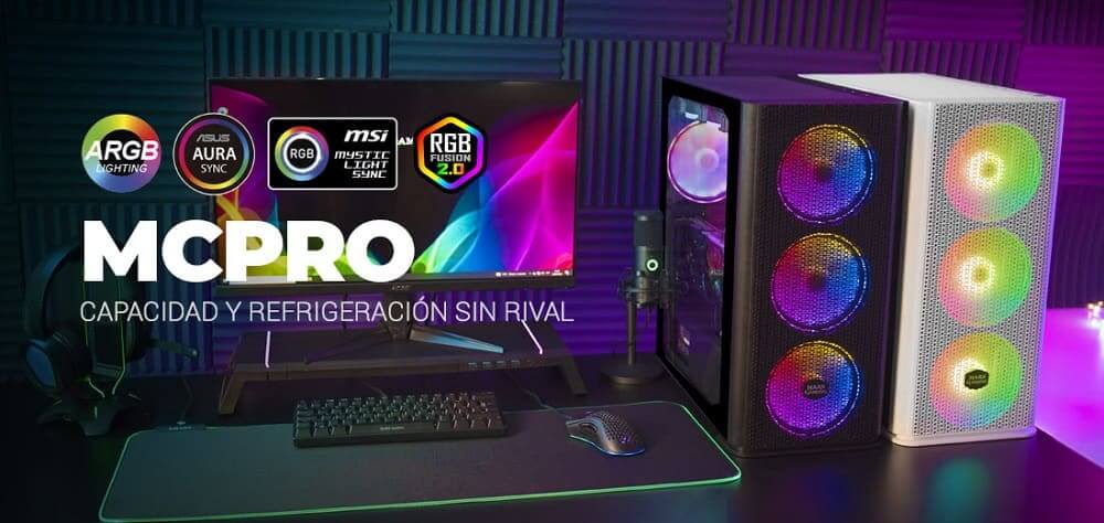 Nueva torre XL premium MCPRO de Mars Gaming, capacidad y refrigeración sin rival