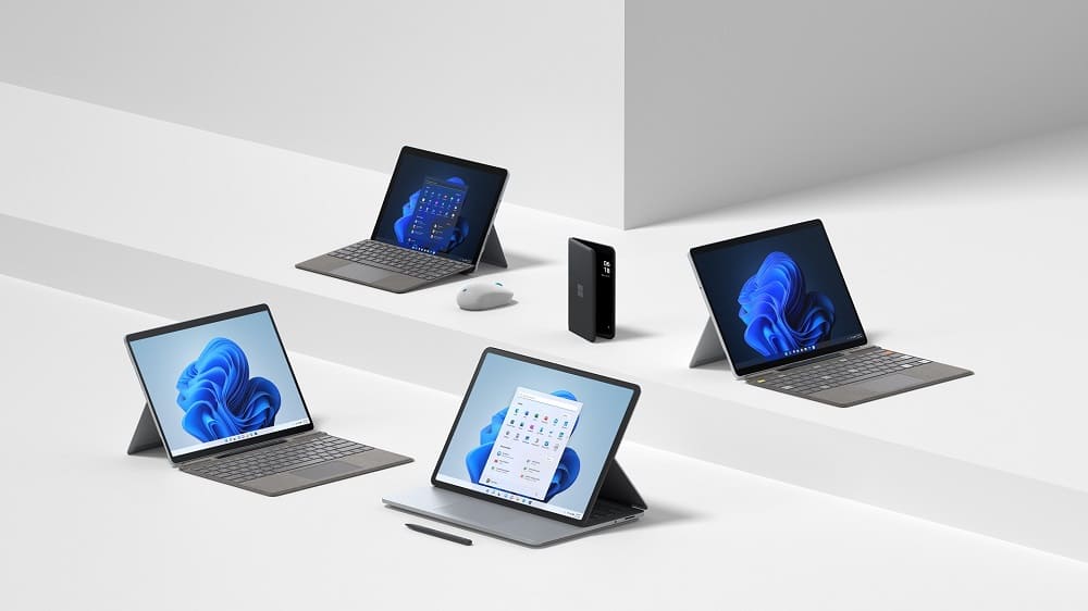 Microsoft amplía la familia Surface con nuevos dispositivos y accesorios creados para Windows 11