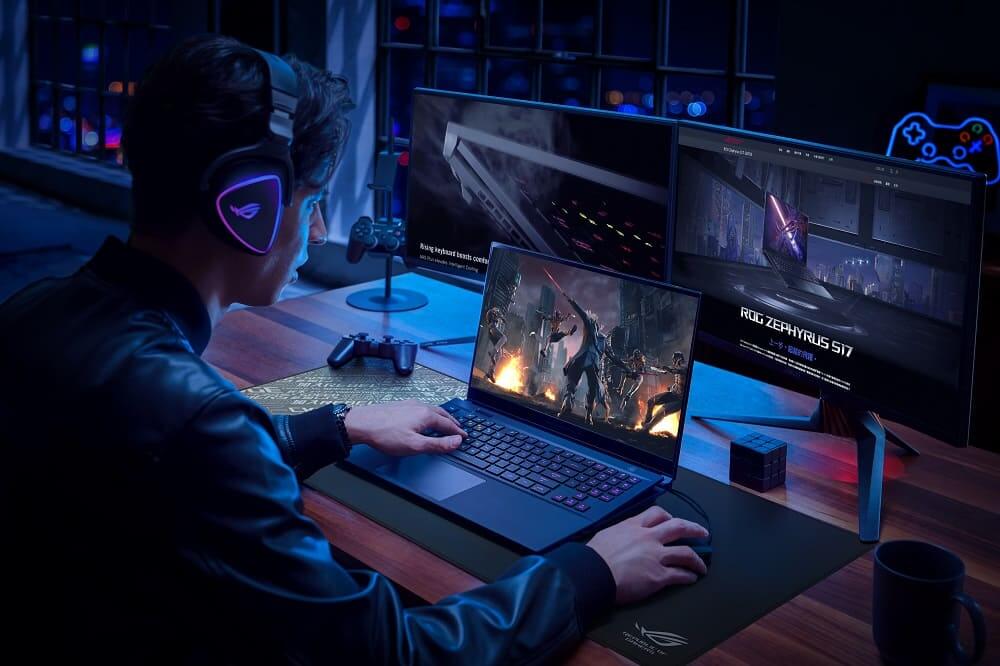 ROG anuncia el portátil premium de gaming Zephyrus S17 con un teclado que se eleva