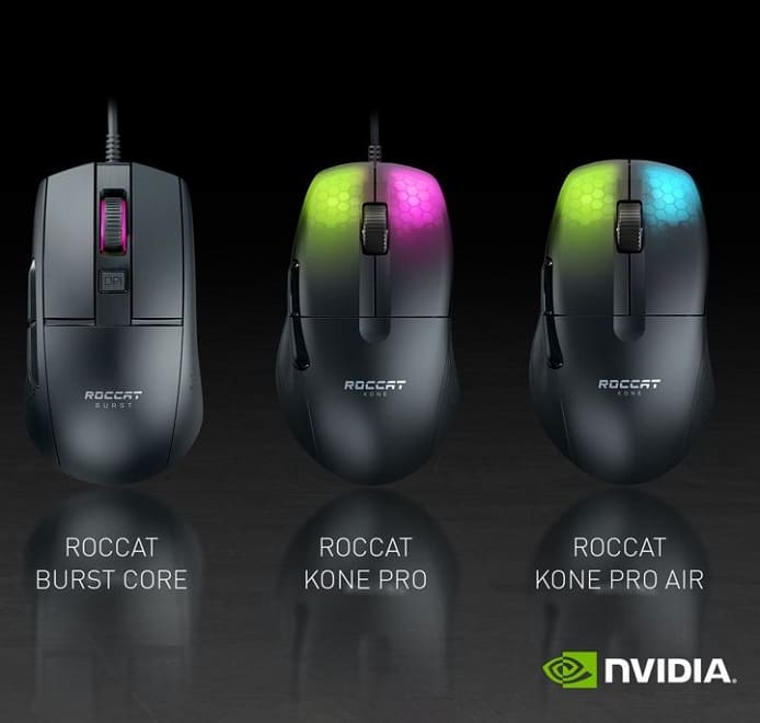 Los ratones gaming de Roccat, compatibles con el analizador de latencia Reflex de NVIDIA