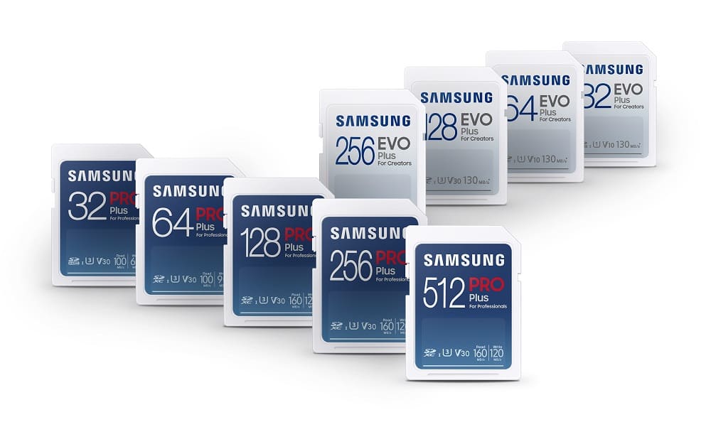 Samsung presenta las tarjetas microSD rápidas y duraderas PRO Plus y las EVO Plus mejoradas, para el uso diario de cualquier tipo de usuario
