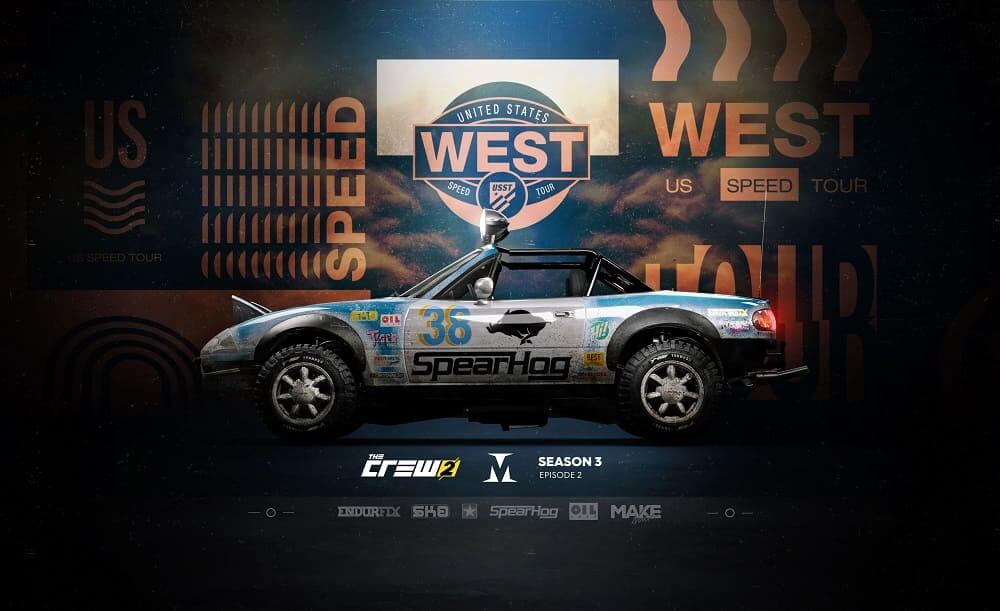 US Speed Tour West, el episodio 2 de la Season 3 de The Crew 2 de Ubisoft, disponible mañana mediante actualización gratuita
