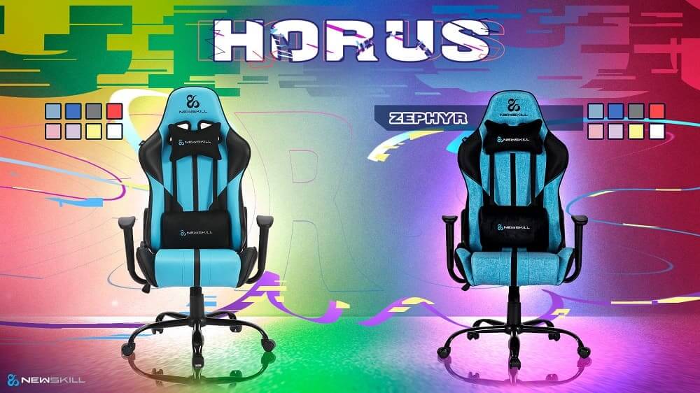 Newskill presenta su nueva silla gaming Horus, también disponible en versión de tela: Horus Zephyr