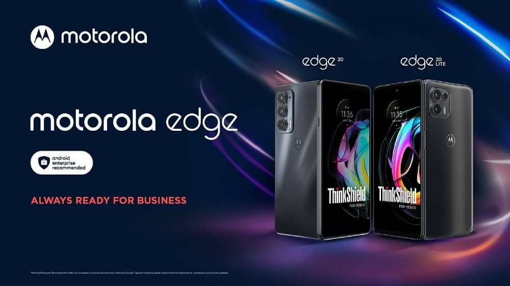 Motorola anuncia la versión para empresas de su nueva familia motorola edge 20, con seguridad de alto nivel y conectividad 5G ultrarrápida