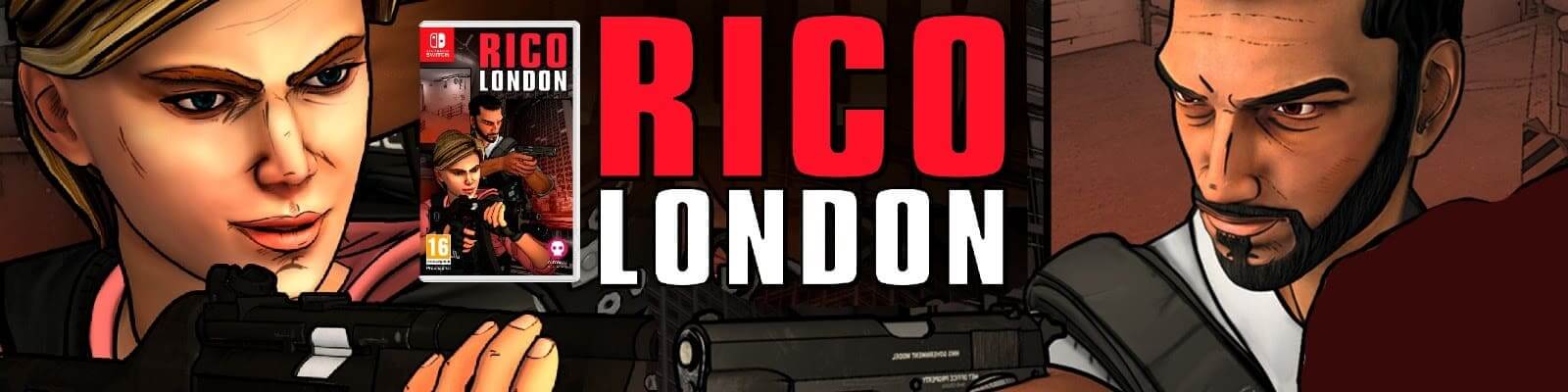 RICO London llega en formato físico para Nintendo Switch