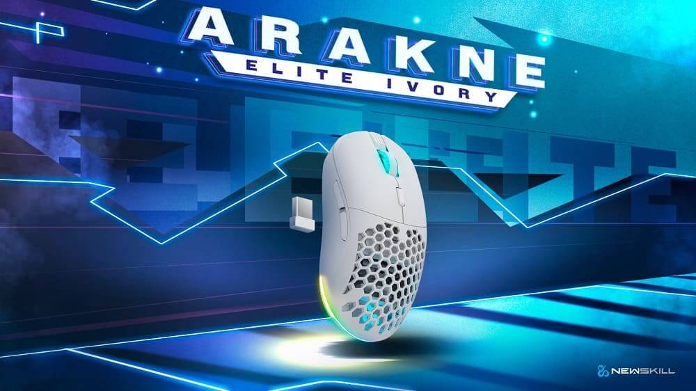Newskill sorprende con la versión en color blanco de su ratón gaming Wireless Arakne Elite