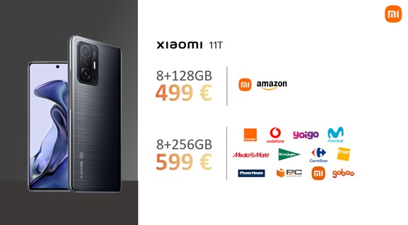 La nueva familia Xiaomi 11T, ya a la venta en todos los canales