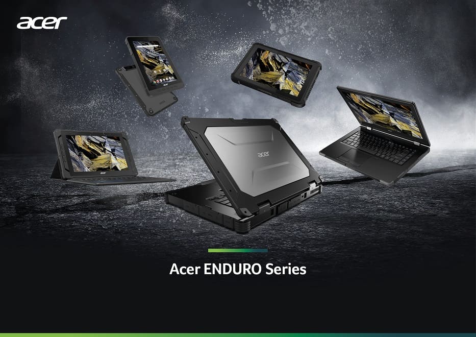 Acer refuerza el canal de distribución con los resistentes productos de la serie Enduro