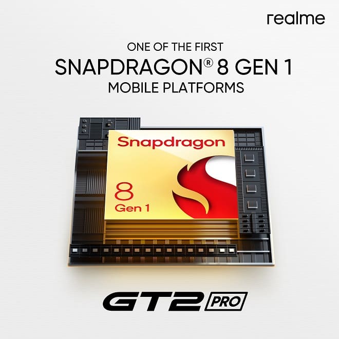 El realme GT 2 Pro incorporará el nuevo procesador Snapdragon 8 de primera generación