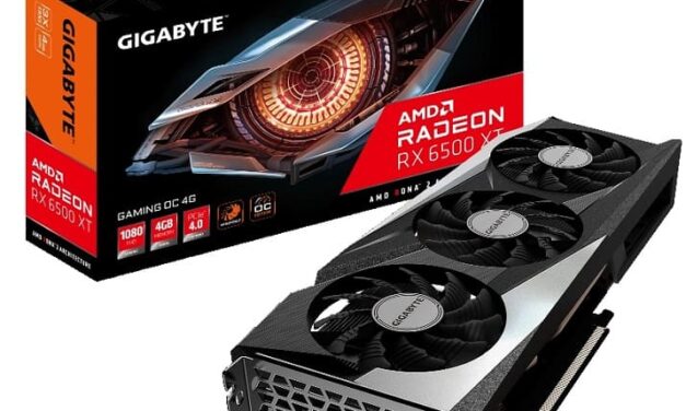 Gigabyte presenta las tarjetas gráficas AMD Radeon RX 6500 XT