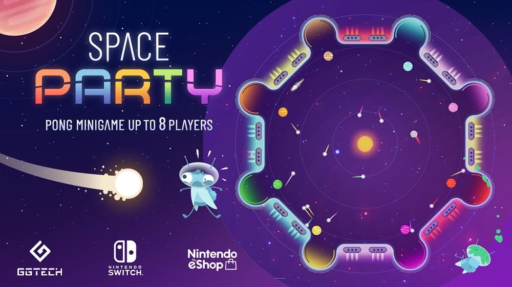GGTech lanza Space Party, una nueva versión revolucionaria del clásico Pong para Nintendo Switch