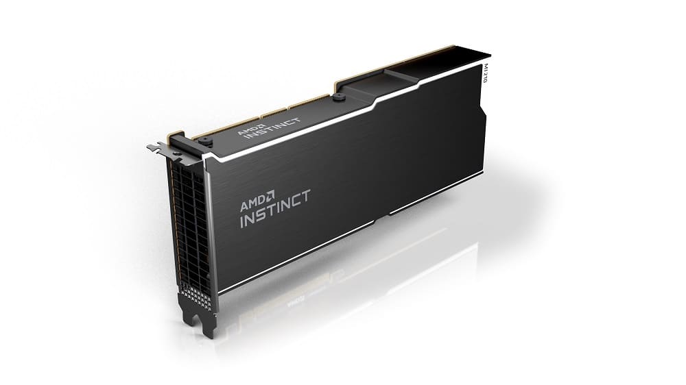 AMD INSTINCT MI210 Top Right portada