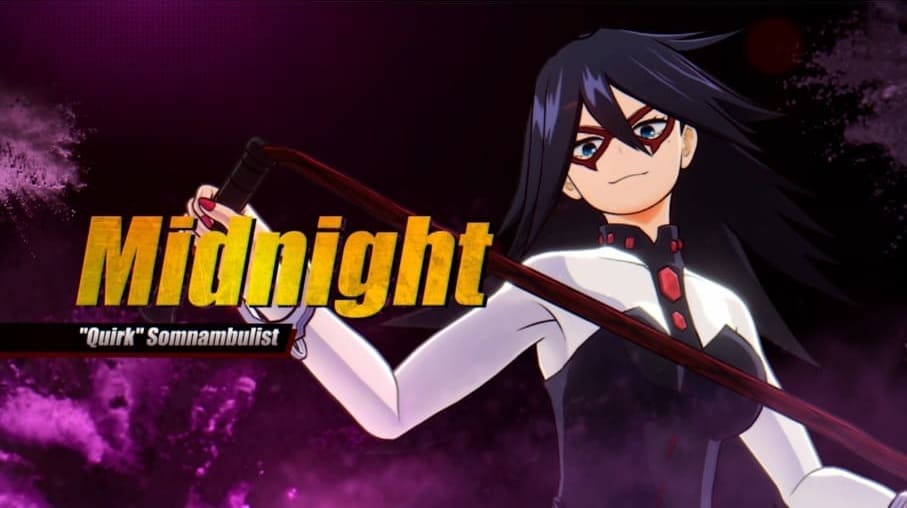 Midnight se une hoy al combate en My Hero One's Justice 2