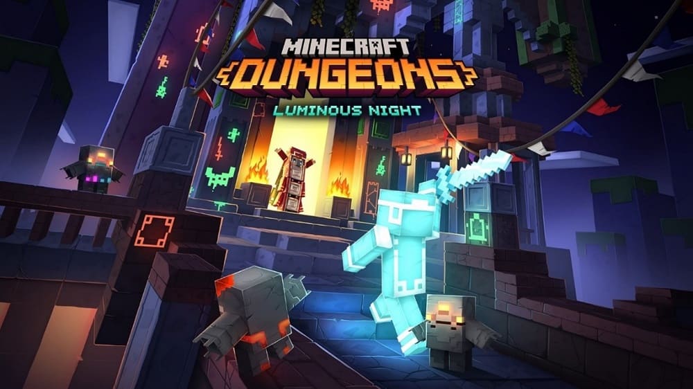 La segunda Aventura de temporada de Minecraft Dungeons: Luminous Night comienza el 20 de abril