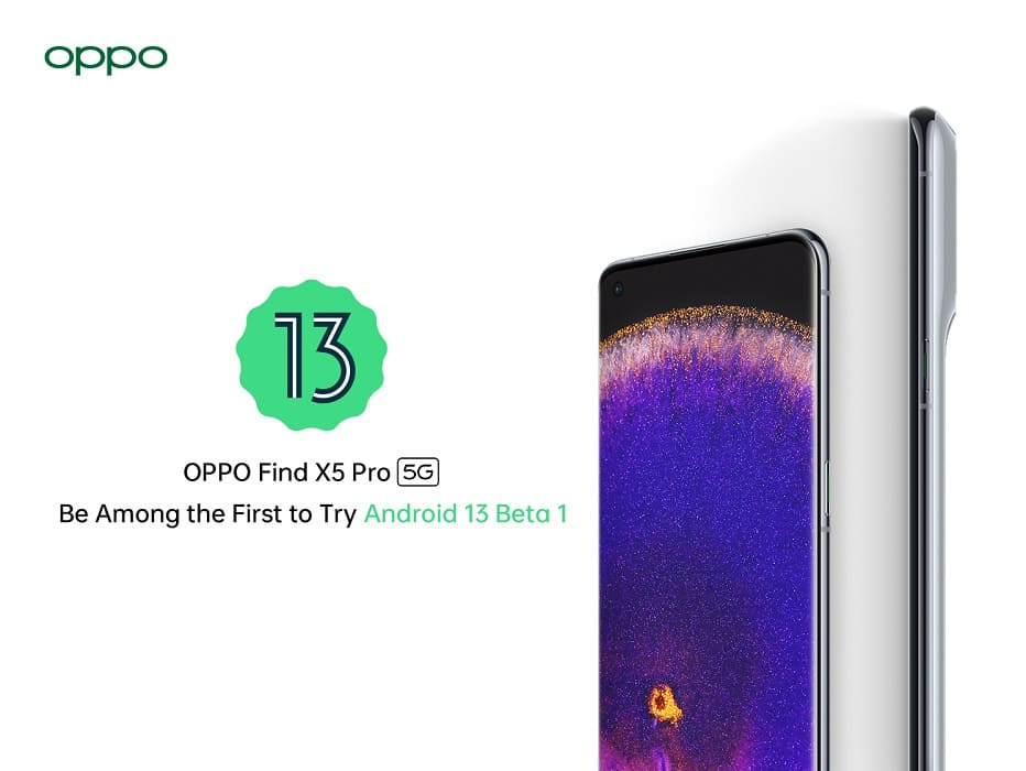 OPPO Find X5 Pro- Android 13 Beta 1 portada