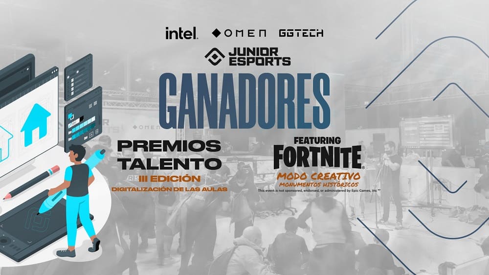 Las dos iniciativas de JUNIOR Esports, Premios Talento y Fortnite Creative, ya tienen ganadores