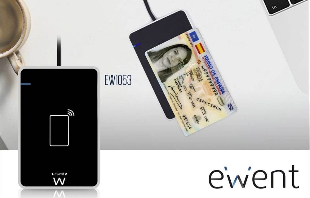 Ewent presenta su lector de tarjetas inteligentes y de identificación NFC sin contacto EW1053