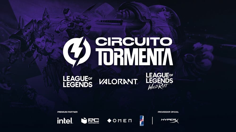 El Circuito Tormenta presenta sus finales de temporada en las que se coronará a los ganadores de League of Legends, Valorant y Wild Rift