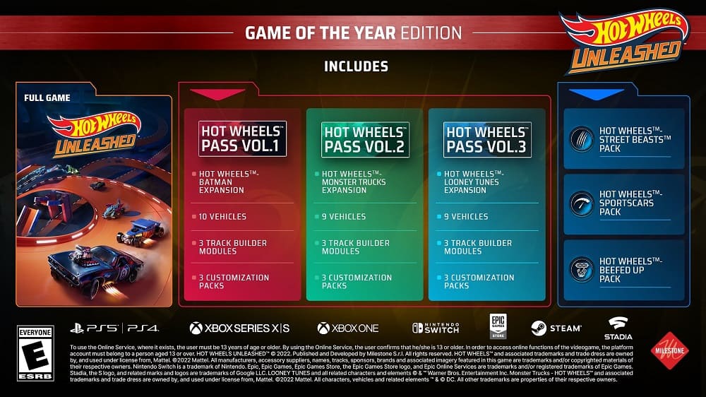 Hot Wheels Unleashed estrena la versión Game of the Year Edition