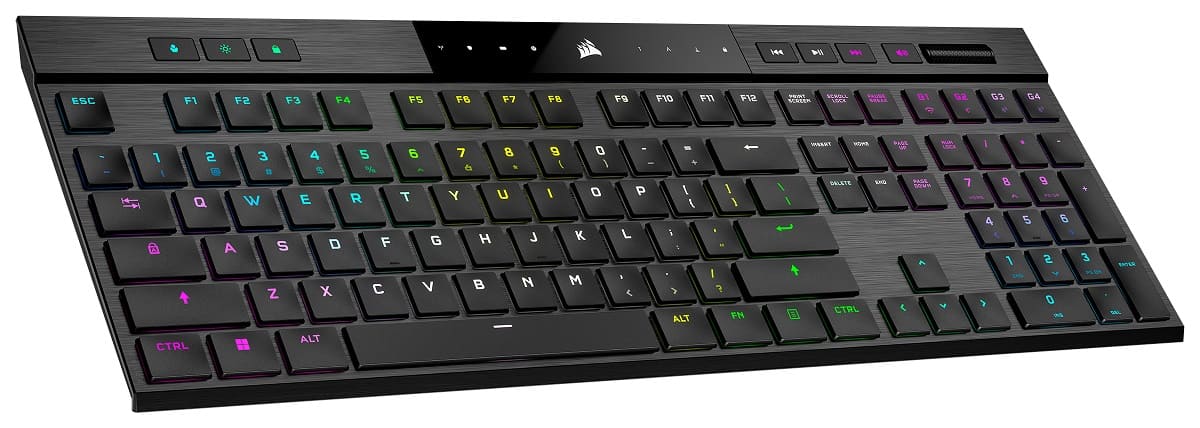 Corsair presenta su nuevo y ultrafino teclado mecánico inalámbrico K100 AIR