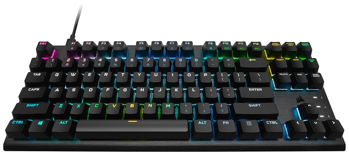 Corsair lanza el nuevo teclado K60 Pro TKL con interruptores ópticos OPX y nuevas incorporaciones a la familia K70 Pro