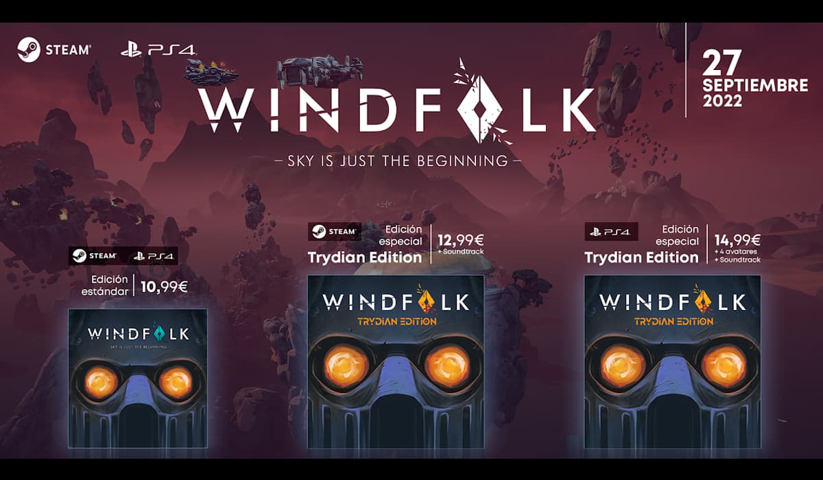 Windfolk: Sky is just the Beginning aterriza en PC - Fanáticos del Hardware