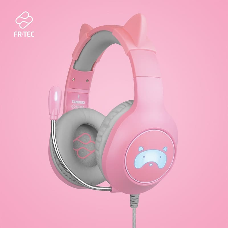 FR-TEC presenta los auriculares gaming Tanooki, la alternativa en diseño de su colección más adorable