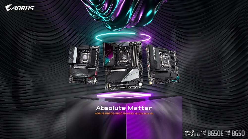 Gigabyte revela su línea de placas base AMD B650