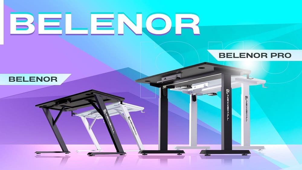 Newskill presenta sus nuevas mesas gaming Belenor y Belenor Pro