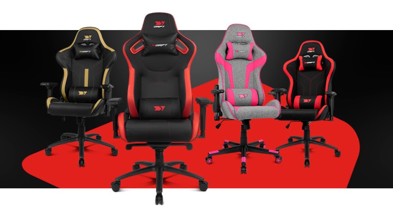 Drift presenta cuatro innovadoras sillas gaming: DR600, DR350, DR110 y DR90