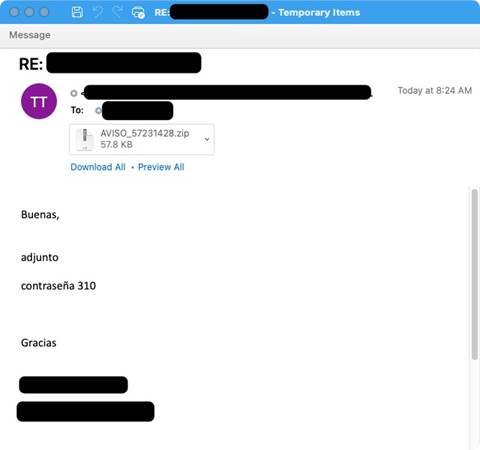 TA542 vuelve a distribuir el malware Emotet en correos electrónicos masivos con España entre sus objetivos