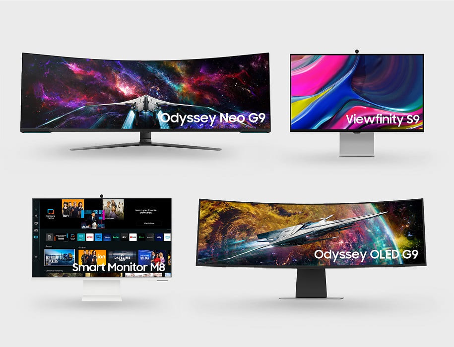 Samsung presentará en CES sus nuevas líneas de monitores Odyssey, ViewFinity y Smart Monitor