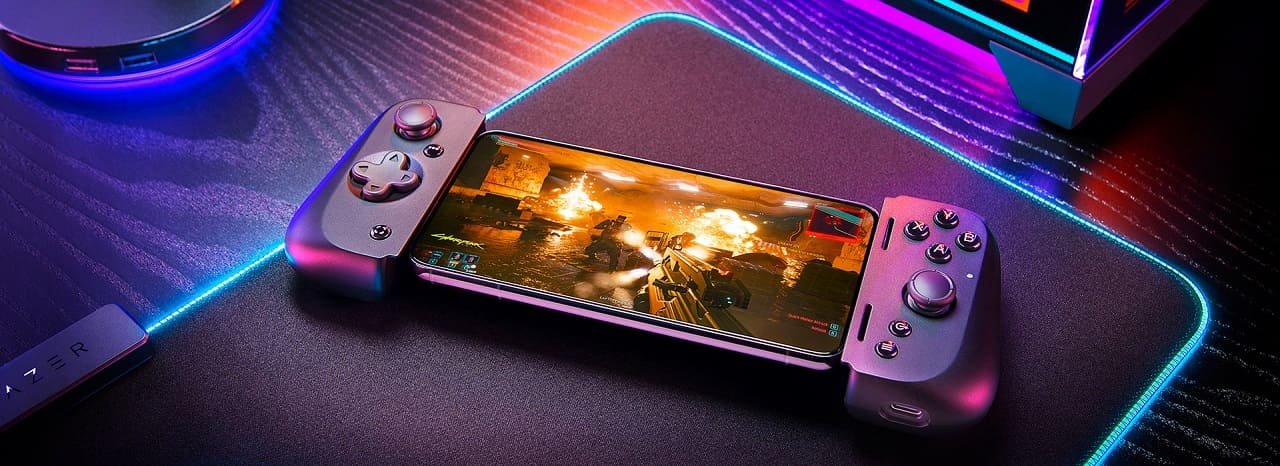Razer Kishi V2 para Android se actualizar con un controlador compatible para juegos con pantalla táctil
