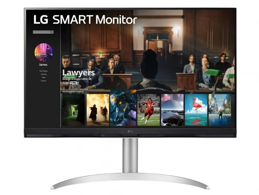 LG lanzará sus nuevos monitores LCD 4K 32SQ730S-W y 32SQ780S-W con WebOS