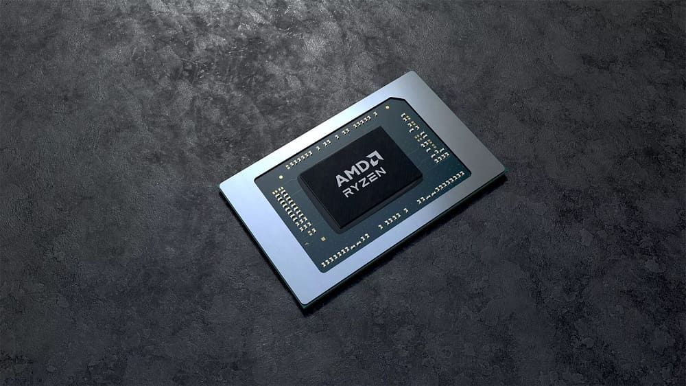 Imagen de los encapsulados AMD Phoenix FP8 y FP7, las series Ryzen 7040HS y 7040H comparten las mismas especificaciones
